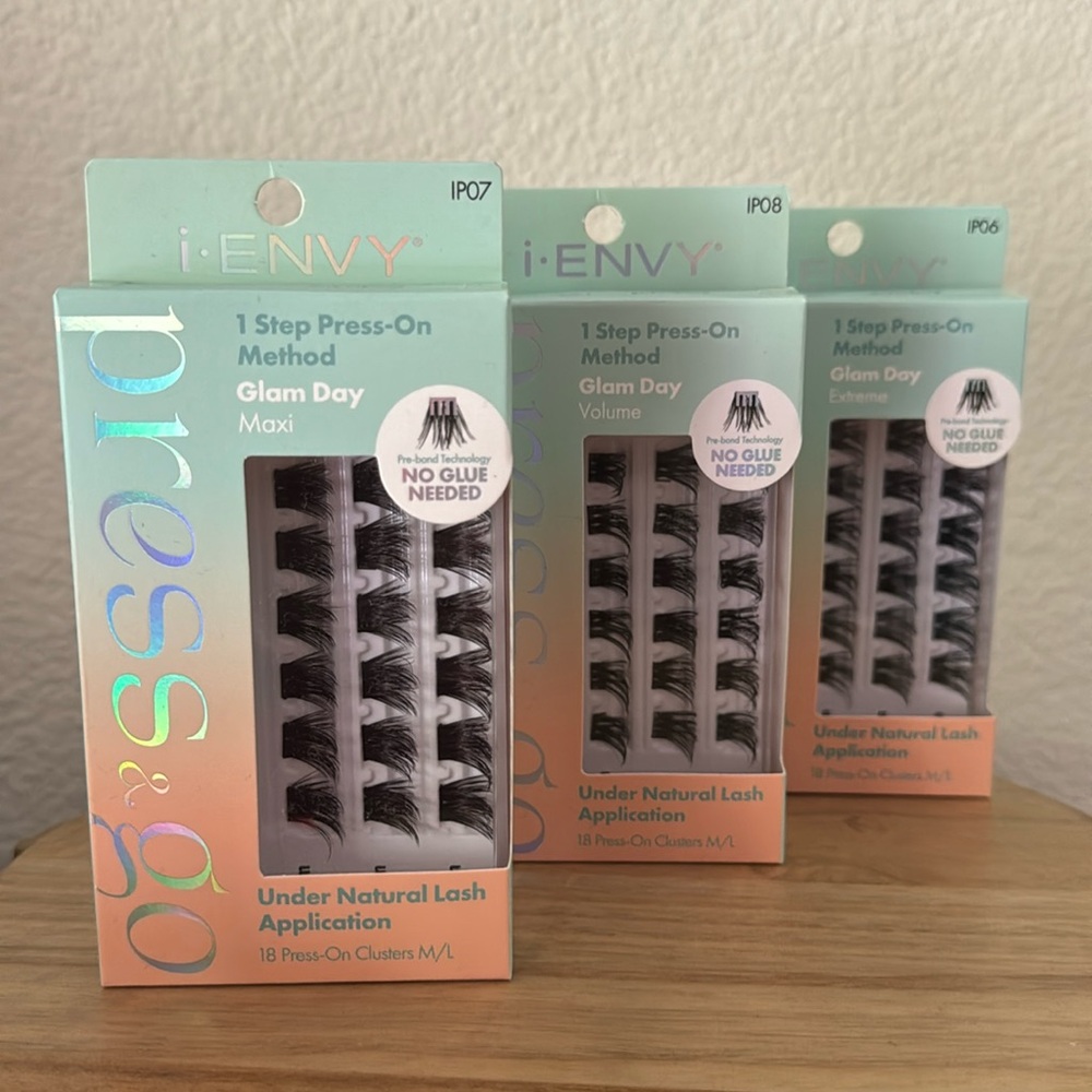 I-Envy - Press & Go - 3 pack: Extreme, Volume and Maxi